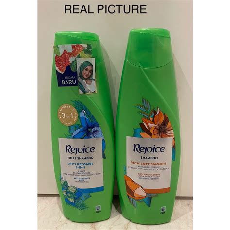 Jual Rejoice Shampoo Ml Rich Soft Smooth Dan Hijab Shampoo Anti