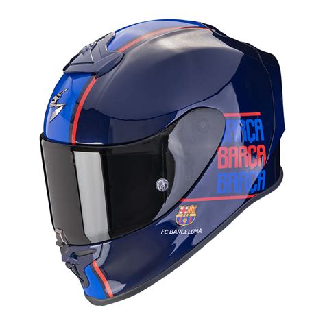 Scorpion Exo R1 Evo Air Fc Barcelona Helmet Blue 110 462 02 Full Face