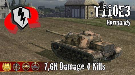 T E K Damage Kills Wot Blitz Replays Youtube