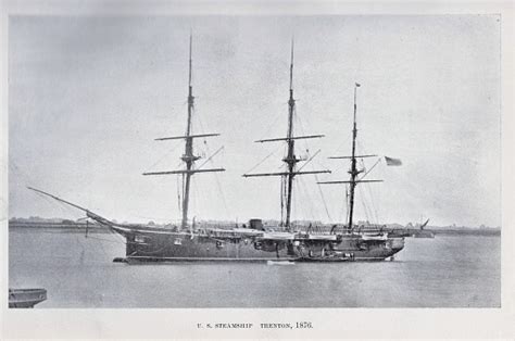 Uss Trenton Steamship 1876 Sejarah Angkatan Laut As Abad Ke19 Ilustrasi