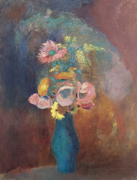 Vase Of Flowers Odilon Redon 1840 1916 Odilon Redon Painting