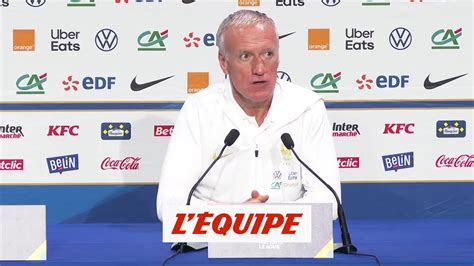 Deschamps Reste Ferme Sur Giroud Foot Bleus Vid O Dailymotion