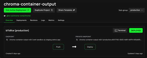 Guide To Chroma DB Blueprint Zeet Docs