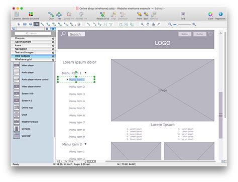 Website Wireframe How To Develop Website Wireframes Using Conceptdraw