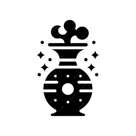 Simple Vase Silhouette Minimalist Vase Icon Premium Ai Generated Vector