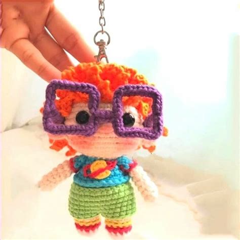 Patron Gratis Llavero Carlitos Rugrats Juguete Amigurumi Ganchillo