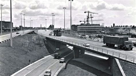 Unseen Footage Shows Glasgows M8 Motorway In 1970s Bbc News