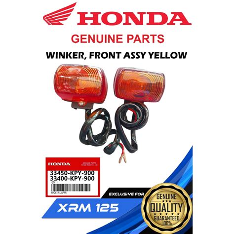 Genuine Winker Front Assy Left Right Yellow For Xrm Kpy