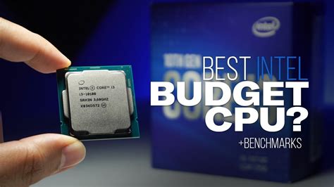 Best Budget CPU Intel Core I3 10100 Review And Benchmarks YouTube