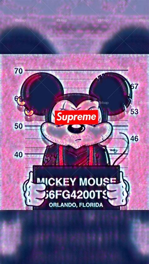 Mickey Mouse Supreme Wallpapers Wallpaper Cave