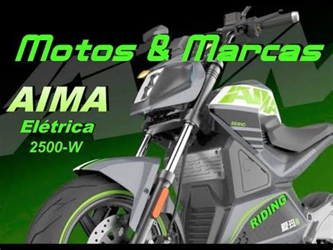 Moto El Trica Aima Motor W E Bateria De W Ah A Marca J