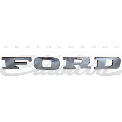 Letras Ford Para Cofre Pick Up Metalicas