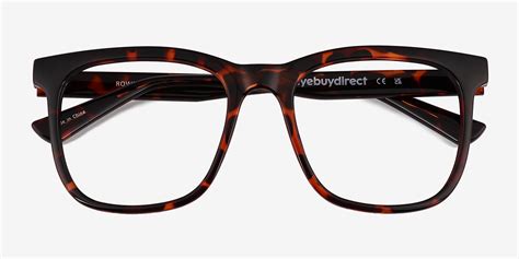 Rowen Square Shiny Tortoise Full Rim Eyeglasses Eyebuydirect Canada