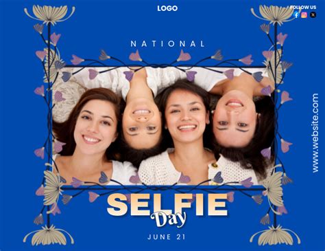 National Selfie Day Template Postermywall