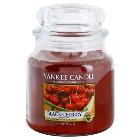 Yankee Candle Black Cherry Scented Candle 623 G Classic Large Notino