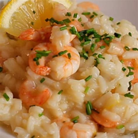 Receita de Risoto de Camarão Limão CyberCook