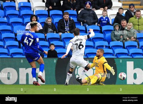 Cardiff City S Callum Robinson Left Provides The Assist For Their