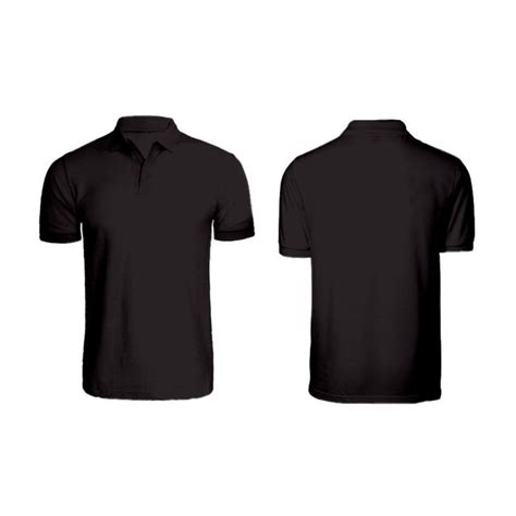 Polo Hitam Hitam Gaya Busana Kaos Polo