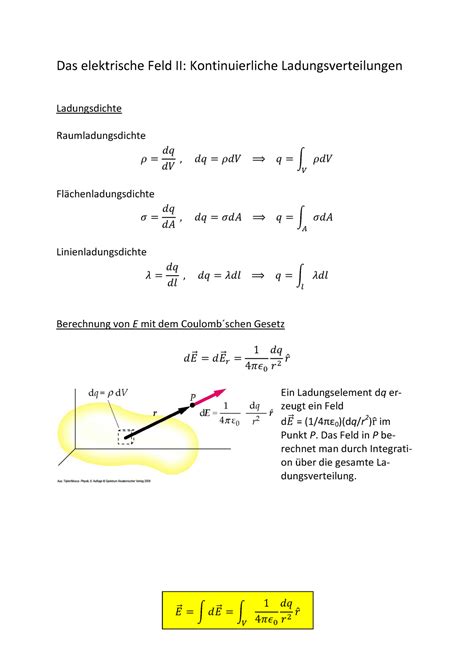 Physik Das Elektrische Feld Ii Warning Tt Undefined Function