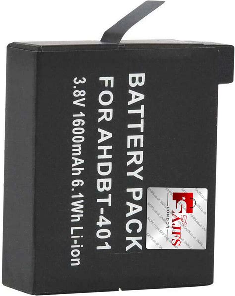 GoPro AHDBT 401 3 8V 1160mAh Lithium Ion Battery For HERO4 Black For