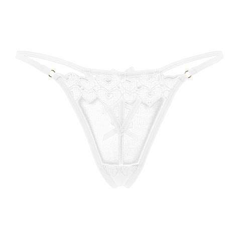 Mother Day Ts Tawop Womens Panties White Lace Panties Sexy Ultra Thin Breathable Bow Thong