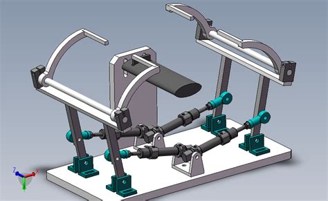 夹持机构solidworks 2016模型图纸下载 懒石网