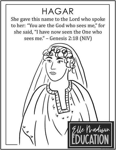 WOMEN OF THE BIBLE Coloring Pages | Women's History Month | Church ...