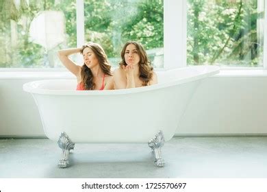 Lesbian Bathtub Images Stock Photos Vectors Shutterstock