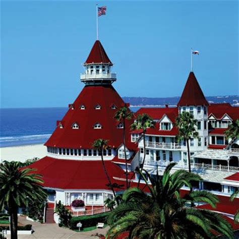 Pictures of the Hotel del Coronado near San Diego