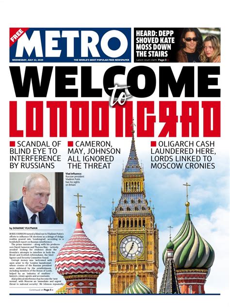 Neil Henderson On Twitter Metro Welcome To Londongrad