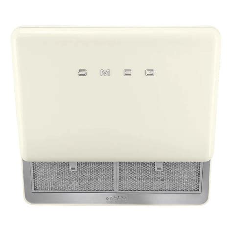 Smeg 50ss Style Inclined Kfab75cr Decorative Hood 75 Cm Beige Techinn
