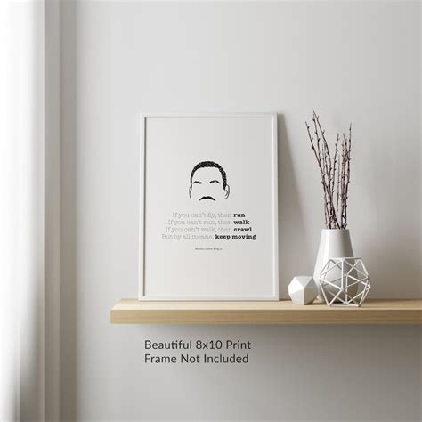 Famous Quotes Wall Art Martin Luther King Jr Poster Home Office Decor ...