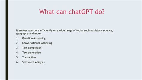 Use Of Chat Gpt In Education Pptx