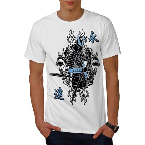 Wellcoda Japan Katana Fantasy Mens T Shirt Katana Graphic Design