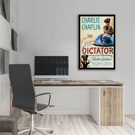 Vintage Movie Poster The Great Dictator Classic Movie Posters