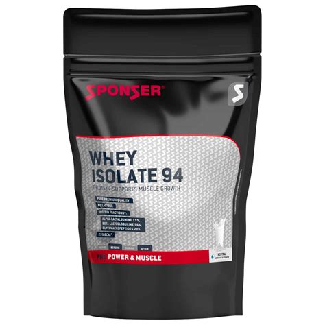 SPONSER Whey Isolate 94 Neutral Proteïne Drankpoeder 1500g BIKE24