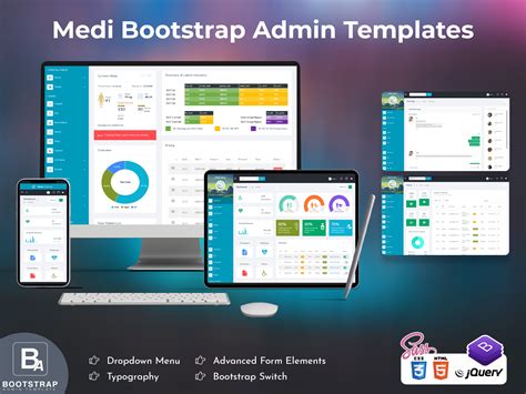 Medi Dashboard Admin Template With Ui Framework