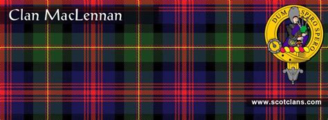 Clan Maclennan Tartan And Crest Scotclans Scottish Clans