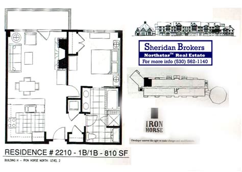 Northstar Village Iron Horse South Floorplans • Northstar Real Estate