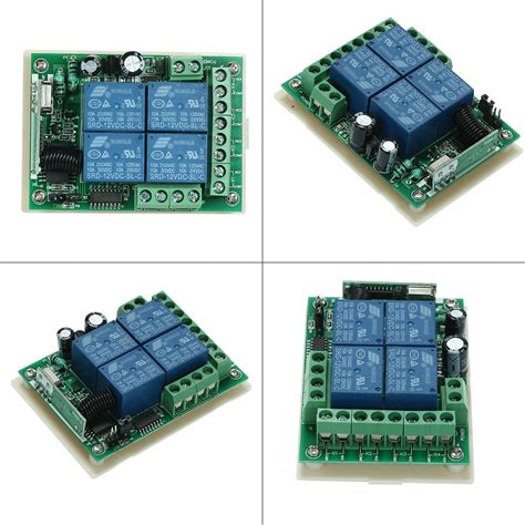 Mhz Dc V Ch Rel Inal Mbrico Universal Interruptor De Control