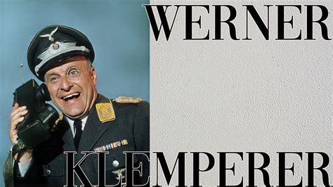 Les L Gendes De L Cran Werner Klemperer Youtube