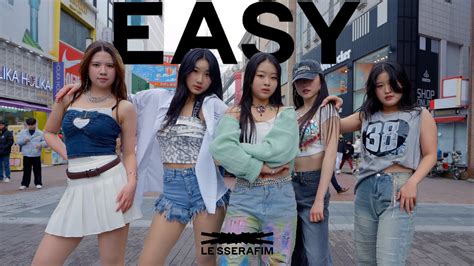 Kpop In Public One Take Le Sserafim Easy Dance Cover