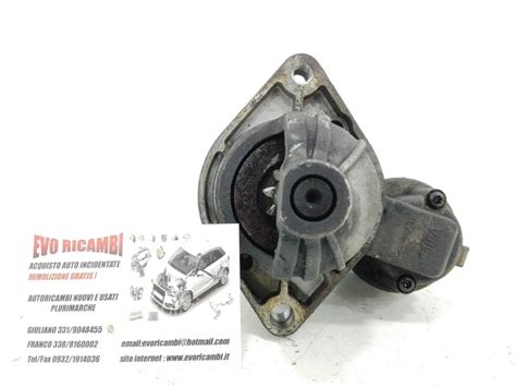 Motorino Di Avviamento Per Fiat Grande Punto 1 3 Multijet 75cv Evoricambi