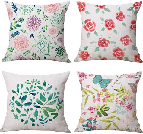 Spring Inspired Pillows Cover Sets To Give Your Home A Splash Of Color