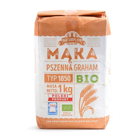 MĄKA PSZENNA GRAHAM TYP 1850 BIO 1kg Naturplon Sklep EcoWybrane pl