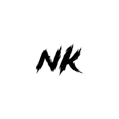 Premium Vector Nk Monogram Logo Design Letter Text Name Symbol