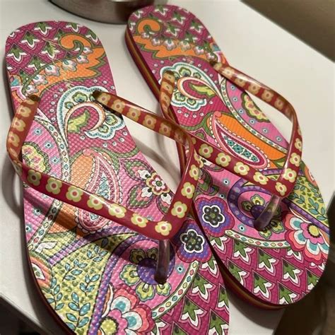 Vera Bradley Shoes Vera Bradley Paisley Flip Flops Poshmark