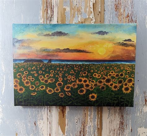 Rhossili Sunflowers Canvas | Driftwood Designs