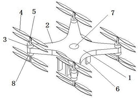 一种共轴双桨无人机的制作方法