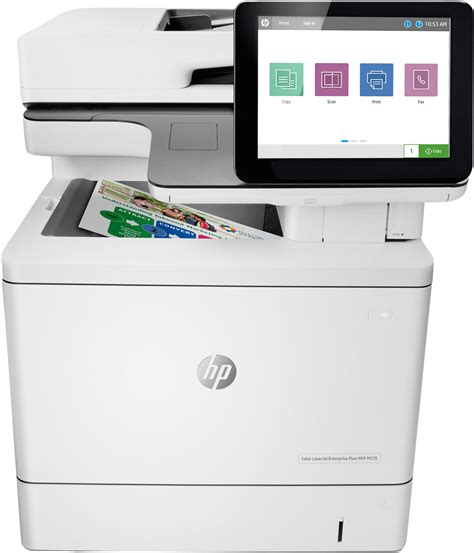 Hp Laserjet Enterprise Flow Mfp M C Laser Color Mfp A A Shop